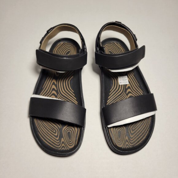 Vivobarefoot Womens Sensus Yin Sandal in Obsidian - Picture 2 of 13